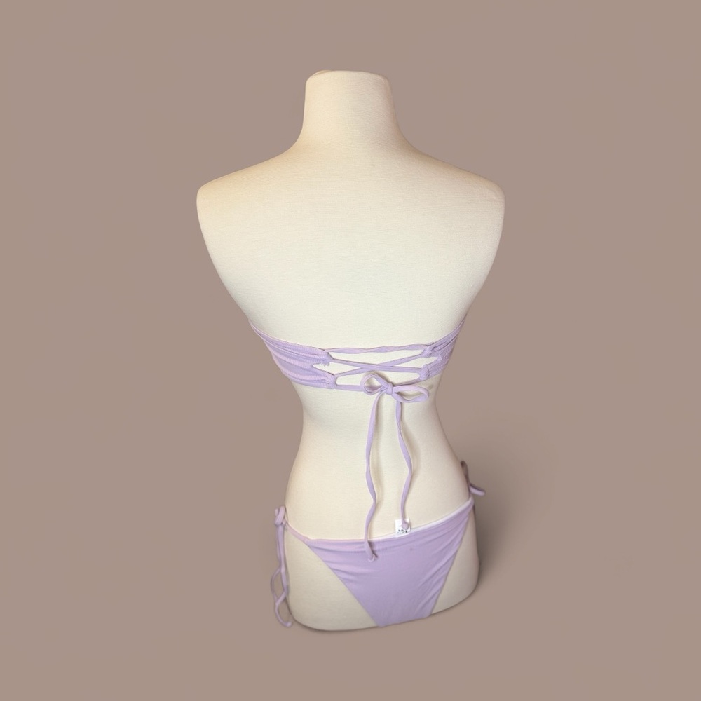 Two-Tone Bandeau Bikini Set - Picture 3 of 3